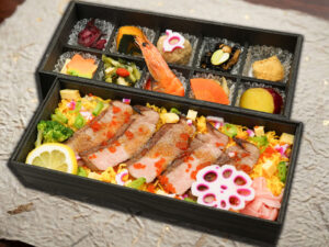 豪華牛ステーキ二段重